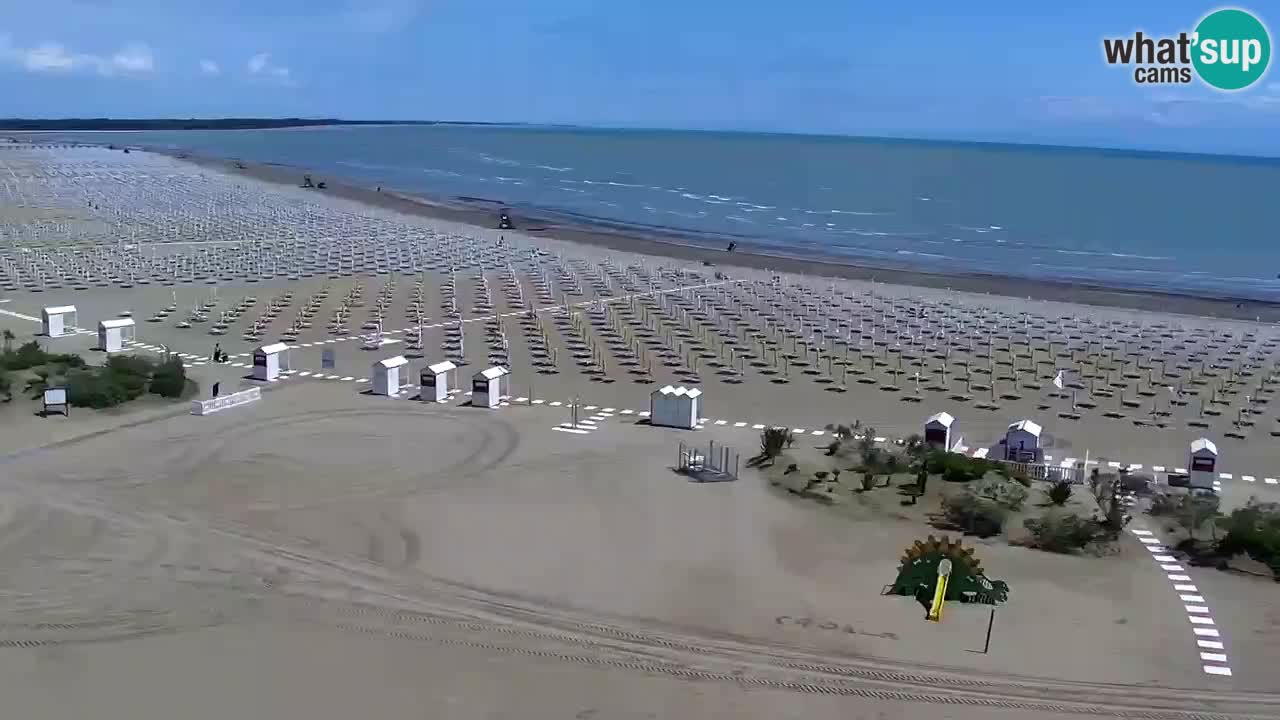 Caorle plaža Levante Spletna kamera  – Hotel Stellamare