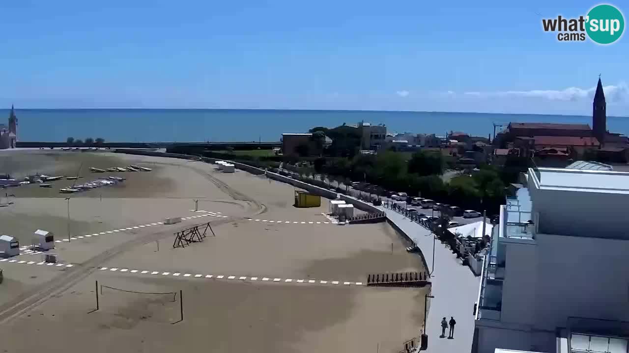 Caorle web kamera plaža Levante – Hotel Stellamare