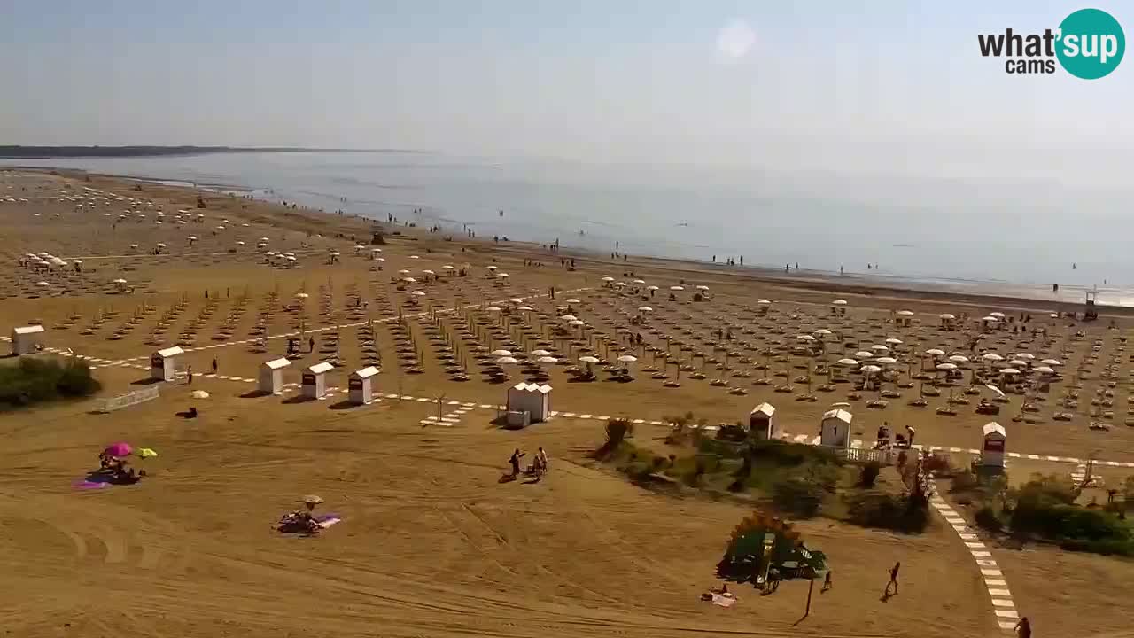 Caorle plaža Levante Spletna kamera  – Hotel Stellamare