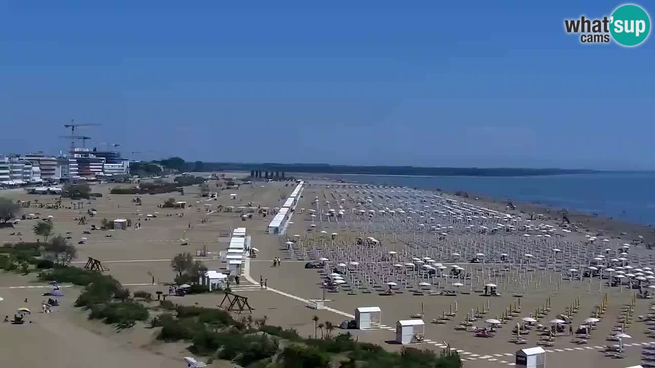 Caorle plaža Levante Spletna kamera  – Hotel Stellamare