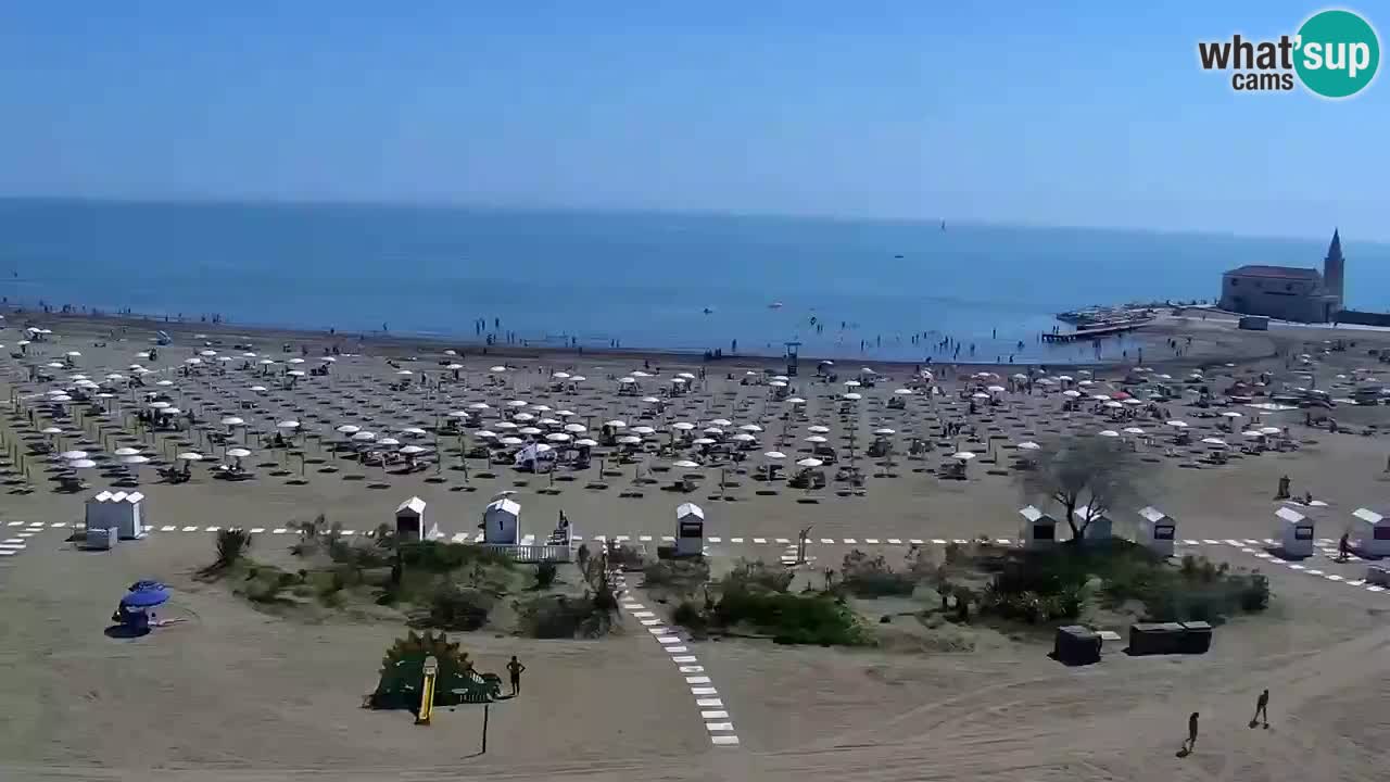 Caorle plaža Levante Spletna kamera  – Hotel Stellamare