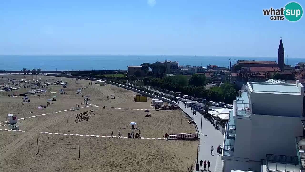 Webcam Caorle – La spiaggia di Levante – Hotel Stellamare