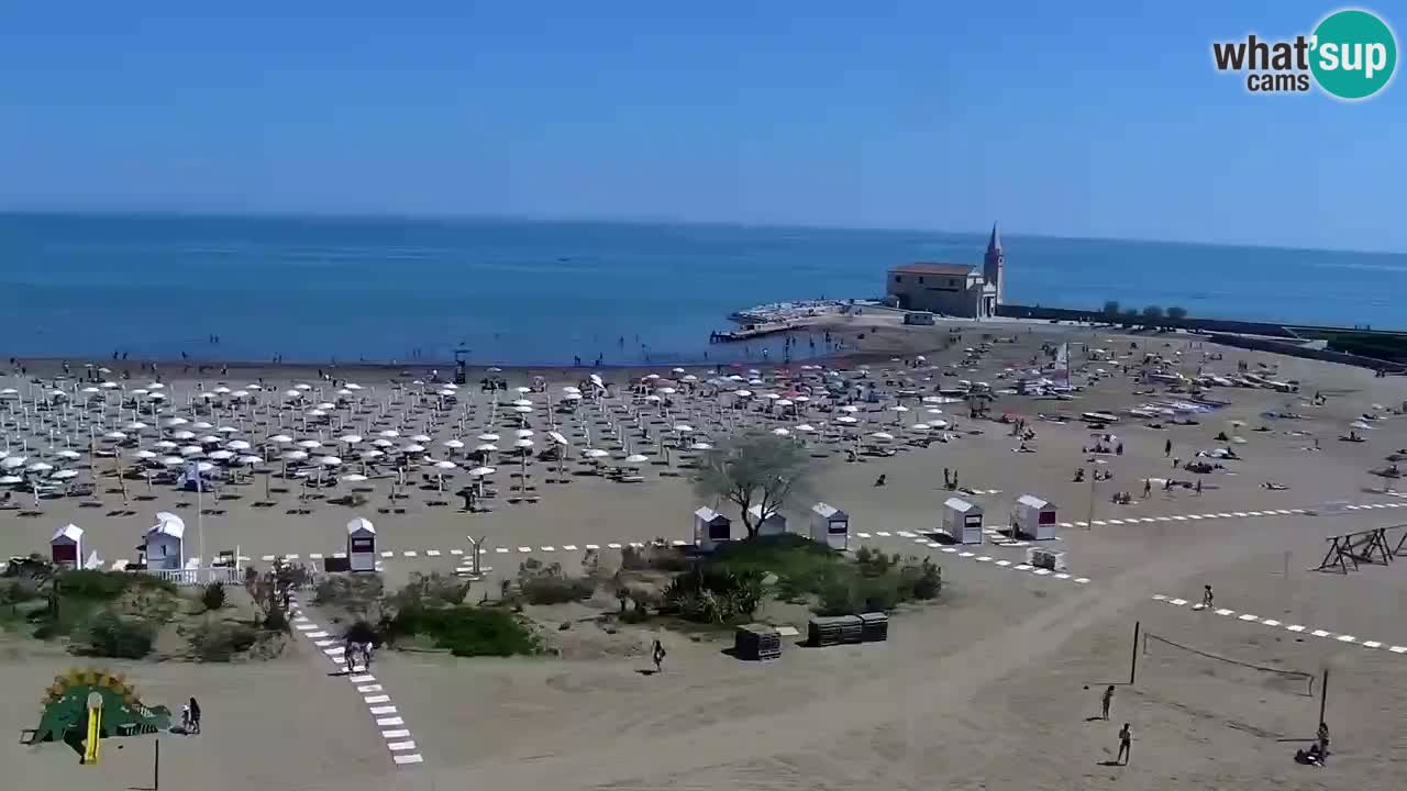 Webcam Caorle – La spiaggia di Levante – Hotel Stellamare