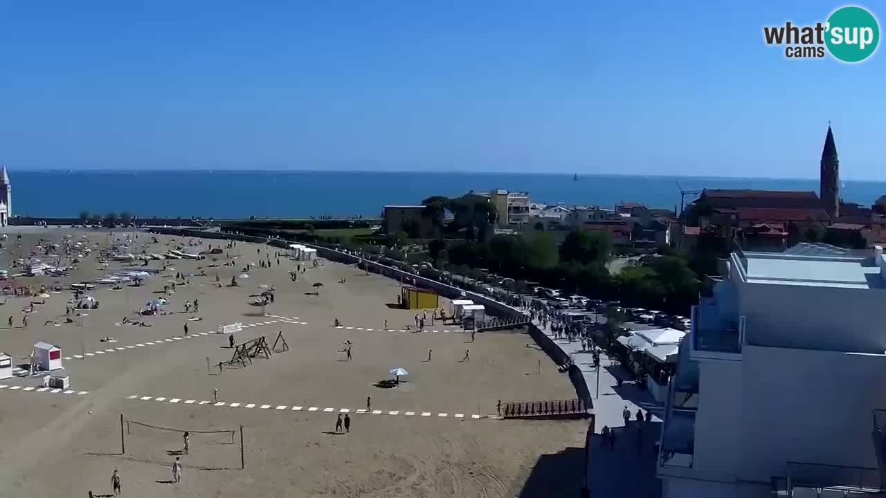 Webcam Caorle – La spiaggia di Levante – Hotel Stellamare
