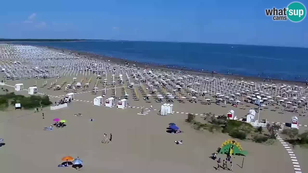 Caorle Playa Levante camera web | Hotel Stellamare