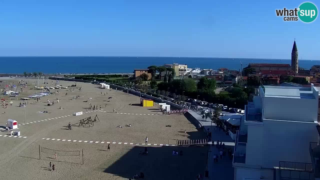 Livecam Caorle Plage de Levante – Hotel Stellamare