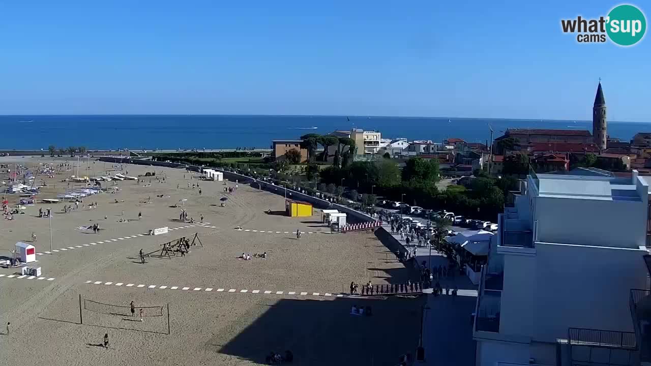 Caorle Playa Levante camera web | Hotel Stellamare
