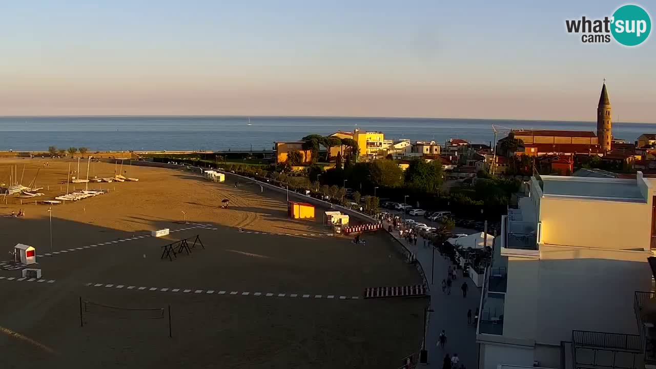 Caorle Playa Levante camera web | Hotel Stellamare