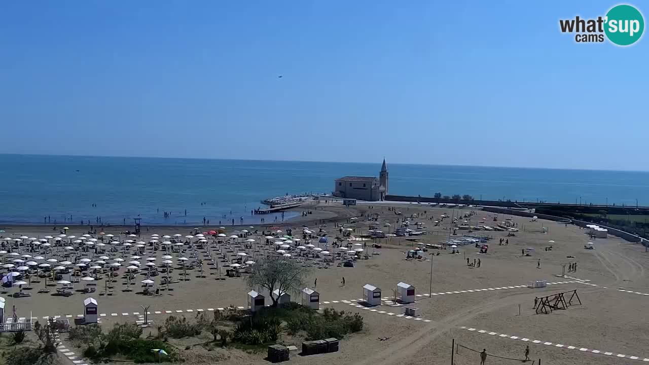 Webcam Caorle – La spiaggia di Levante – Hotel Stellamare