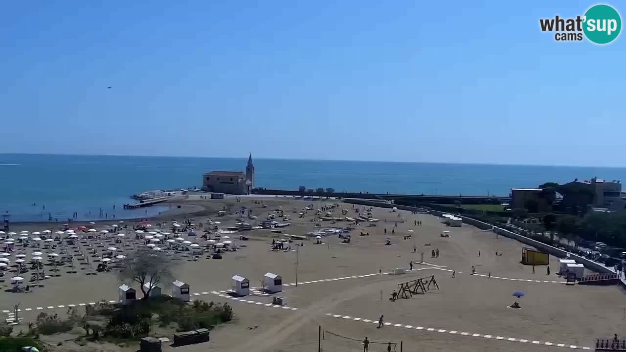 Caorle web kamera plaža Levante – Hotel Stellamare
