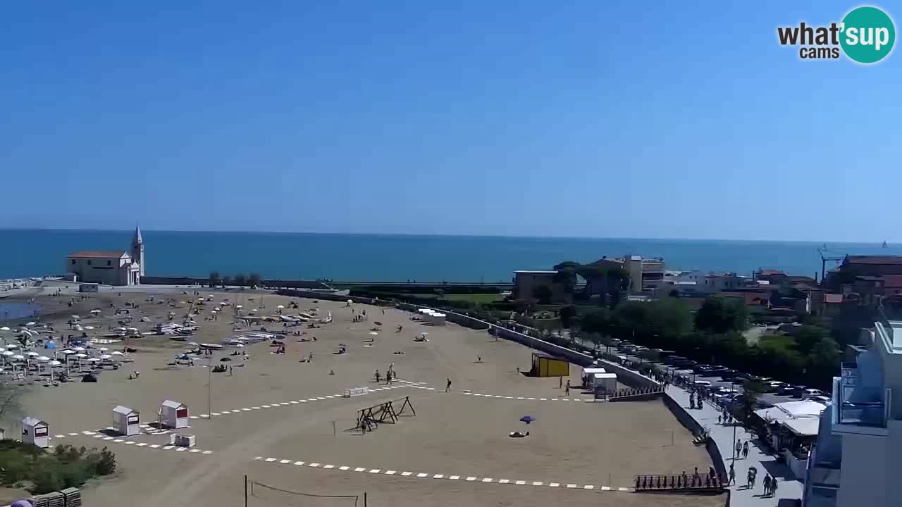 Caorle web kamera plaža Levante – Hotel Stellamare