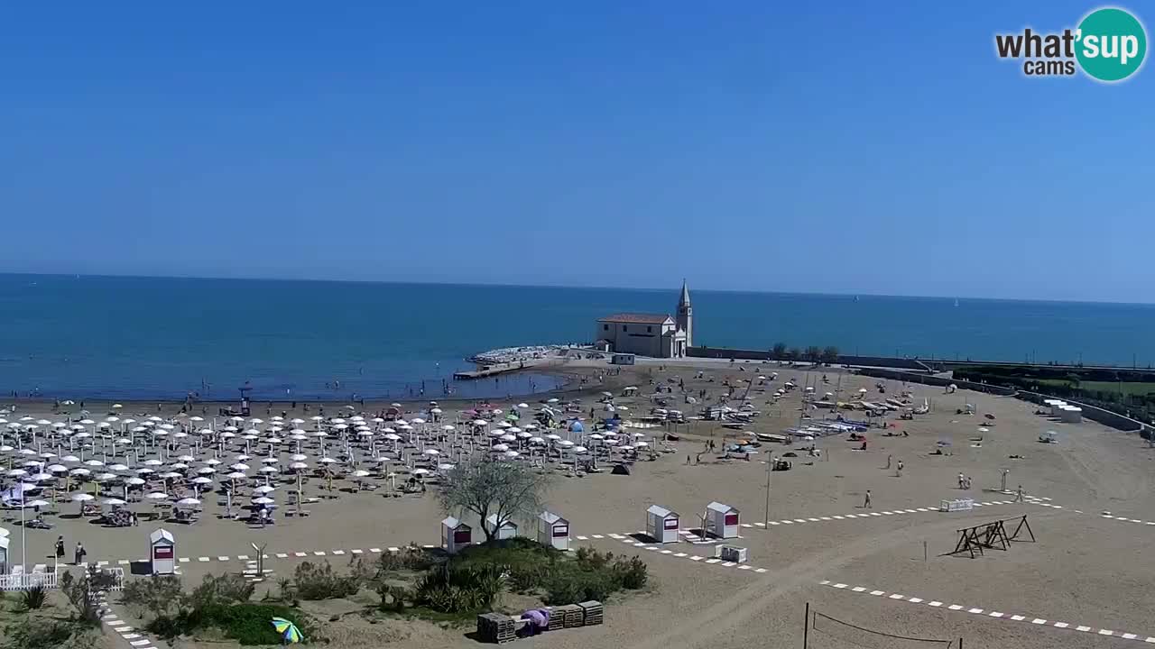 Caorle Playa Levante camera web | Hotel Stellamare