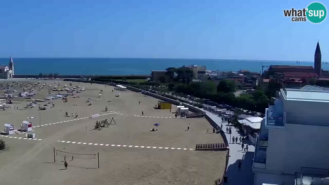 Caorle web kamera plaža Levante – Hotel Stellamare