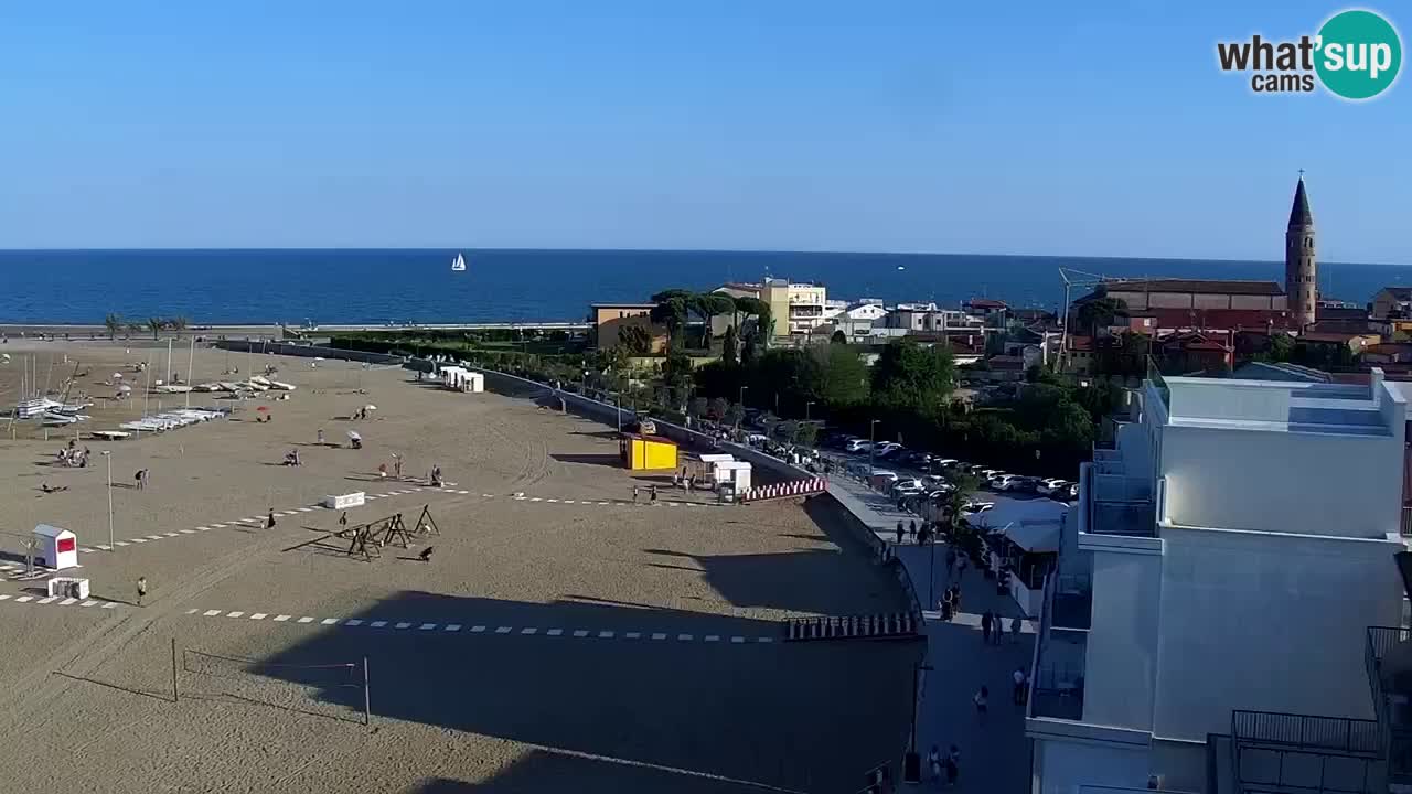 Webcam Caorle – La spiaggia di Levante – Hotel Stellamare