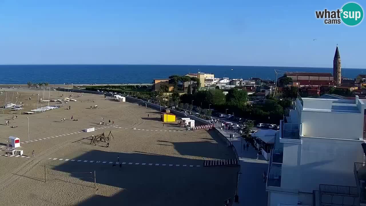 Webcam Caorle Levante beach live
