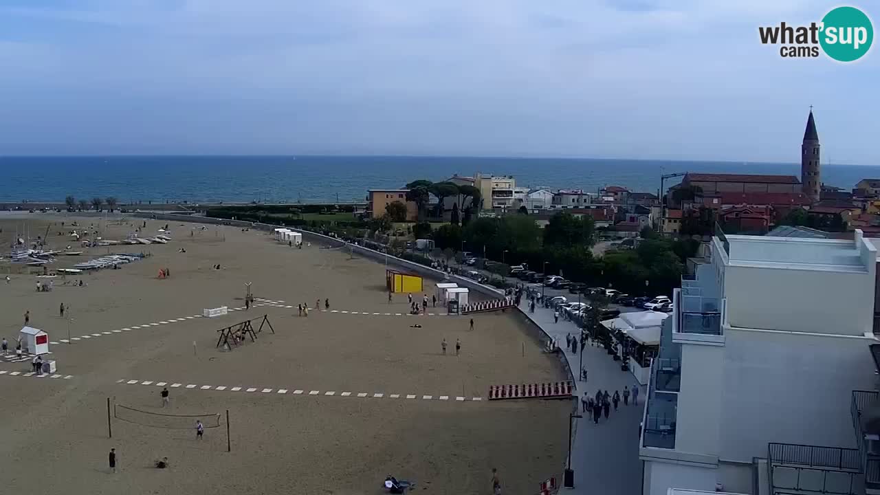 Livecam Caorle Plage de Levante – Hotel Stellamare