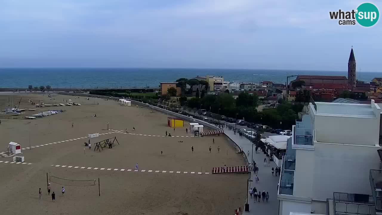 Livecam Caorle Plage de Levante – Hotel Stellamare