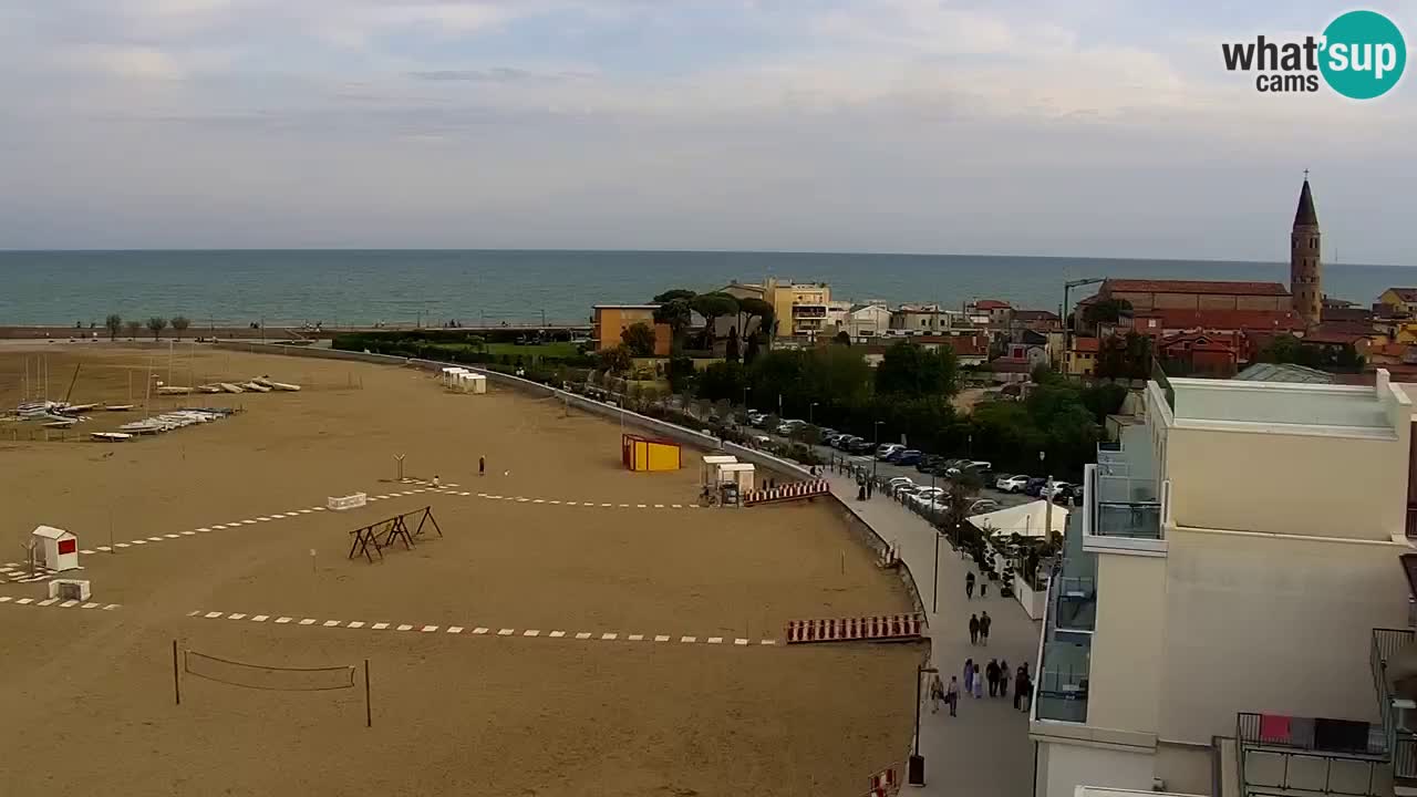 Webcam Caorle Levante beach live