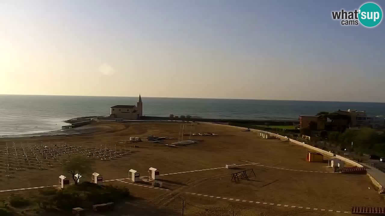 Caorle plaža Levante Spletna kamera  – Hotel Stellamare