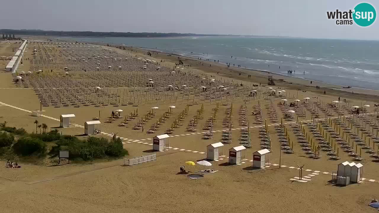 Caorle plaža Levante Spletna kamera  – Hotel Stellamare
