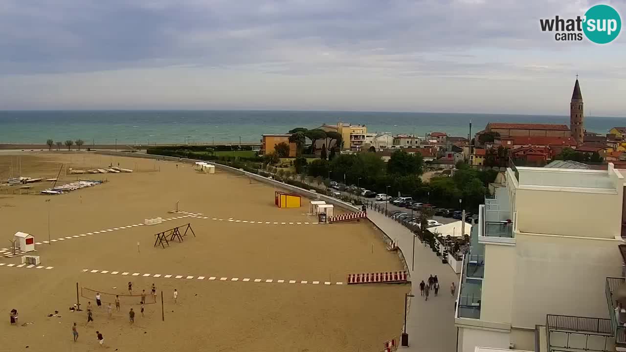 Livecam Caorle Plage de Levante – Hotel Stellamare