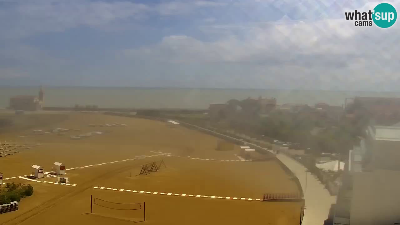 Caorle plaža Levante Spletna kamera  – Hotel Stellamare