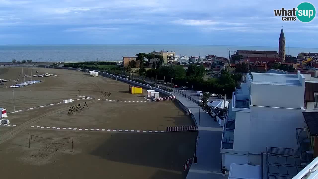 Caorle Playa Levante camera web | Hotel Stellamare