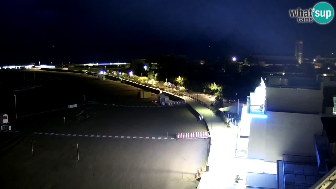 Caorle plaža Levante Spletna kamera  – Hotel Stellamare