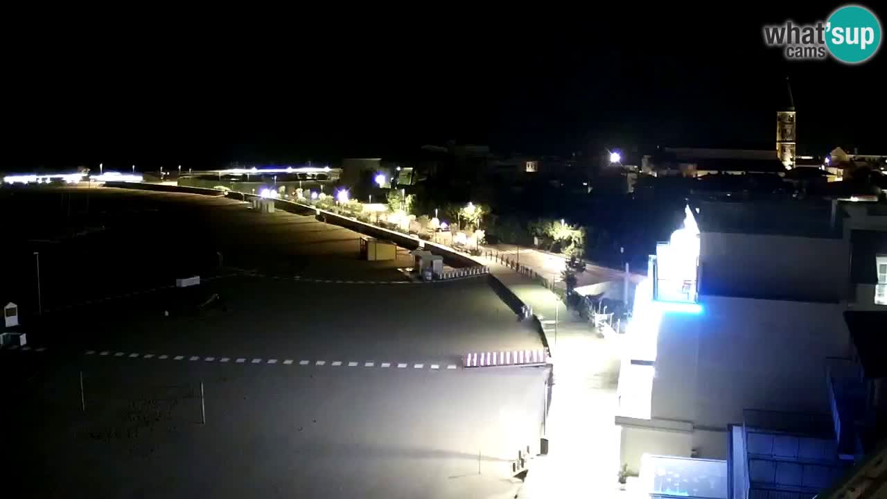 Caorle plaža Levante Spletna kamera  – Hotel Stellamare