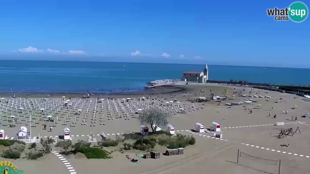 Webcam Caorle Levante beach live