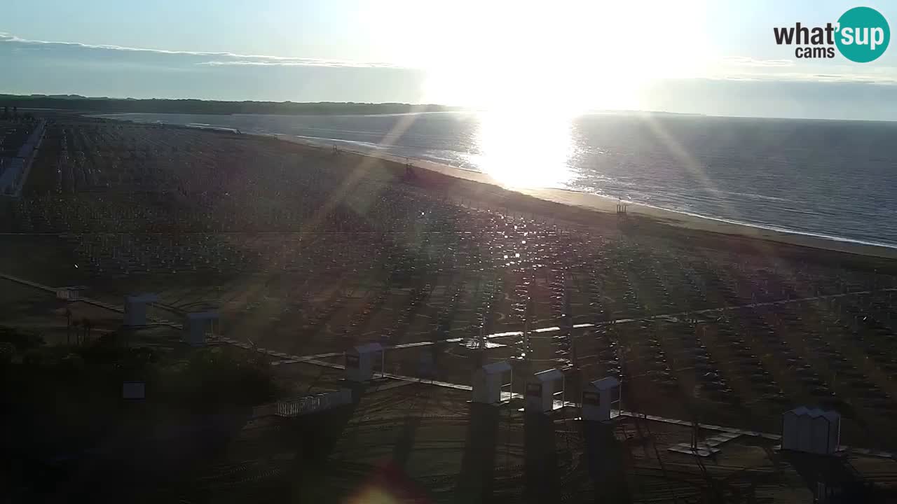 Caorle Playa Levante camera web | Hotel Stellamare