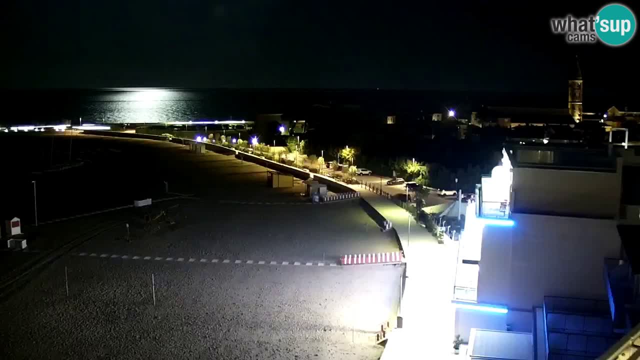 Caorle plaža Levante Spletna kamera  – Hotel Stellamare