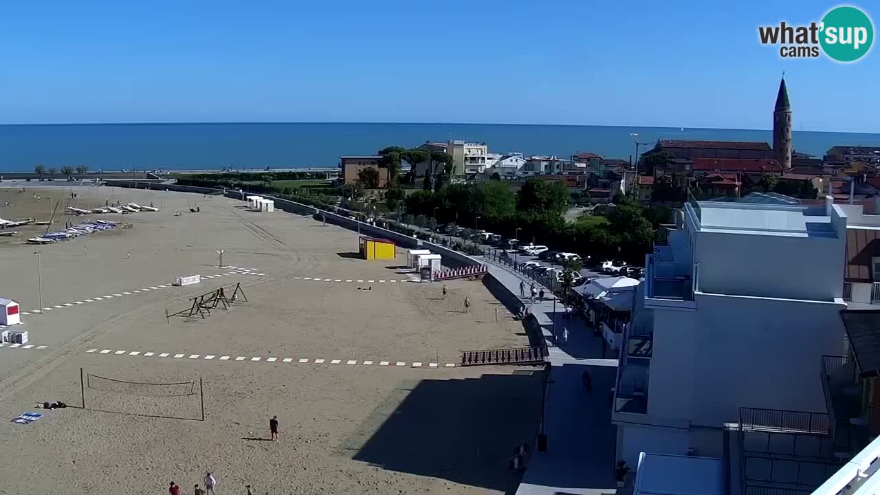 Webcam Caorle – La spiaggia di Levante – Hotel Stellamare