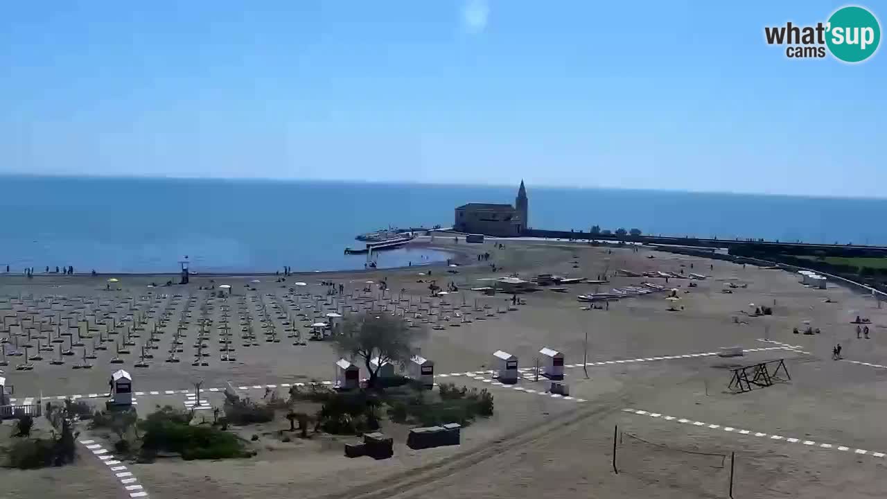 Webcam Caorle Levante beach live