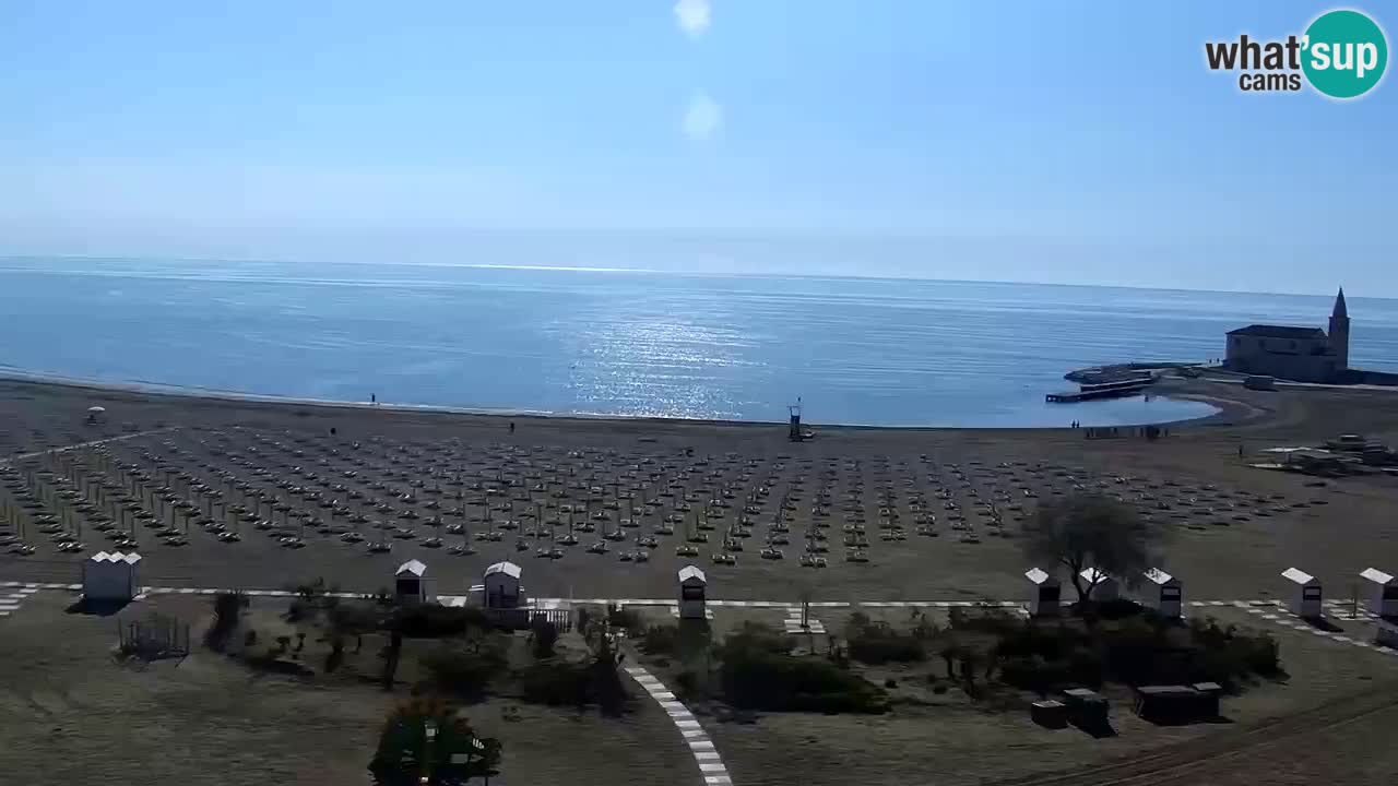 Caorle plaža Levante Spletna kamera  – Hotel Stellamare
