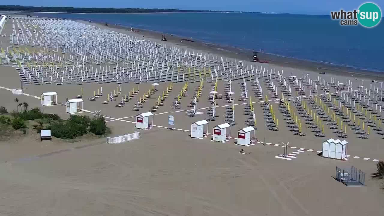 Caorle Playa Levante camera web | Hotel Stellamare