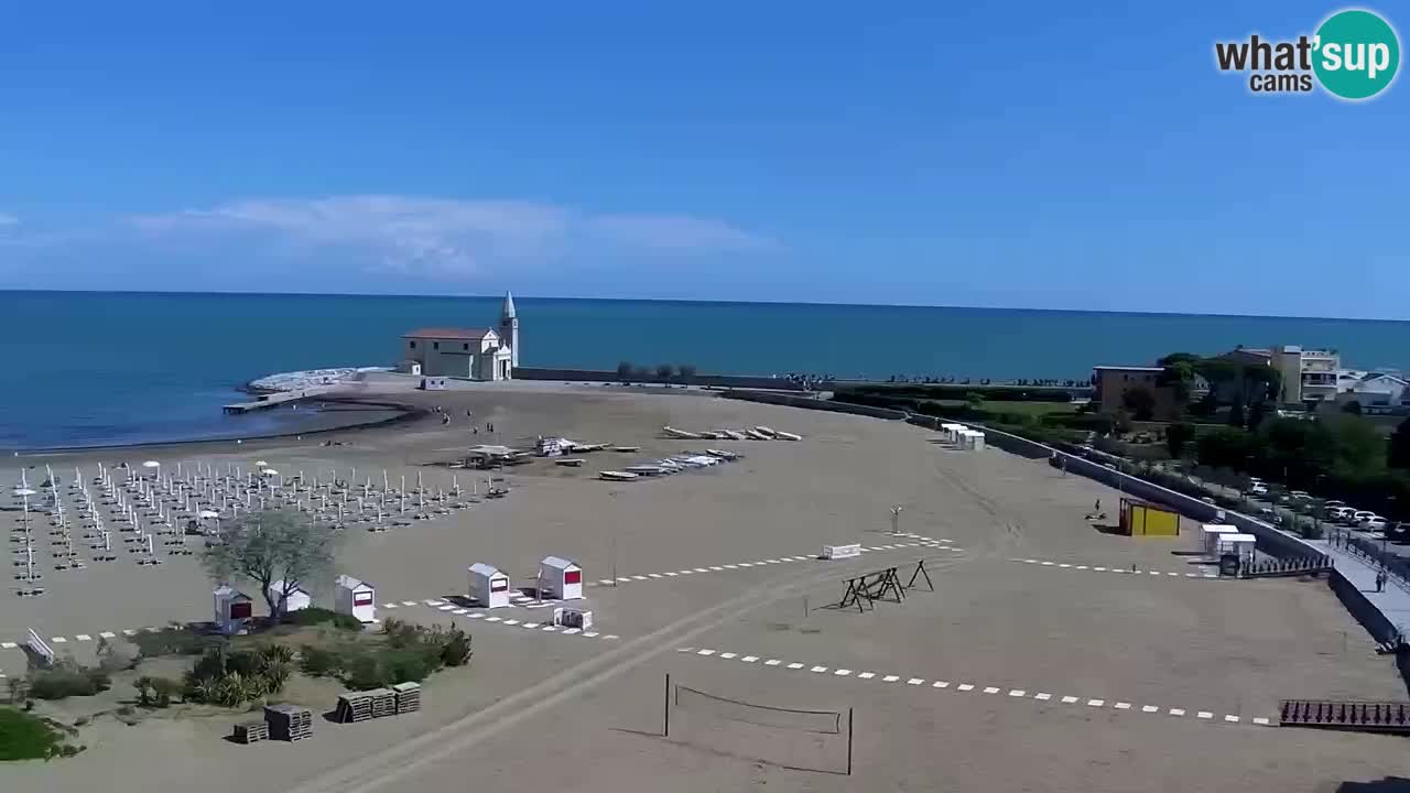 Caorle plaža Levante Spletna kamera  – Hotel Stellamare