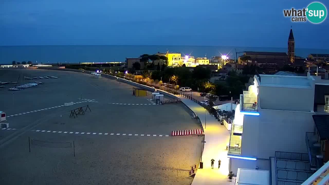 Caorle web kamera plaža Levante – Hotel Stellamare