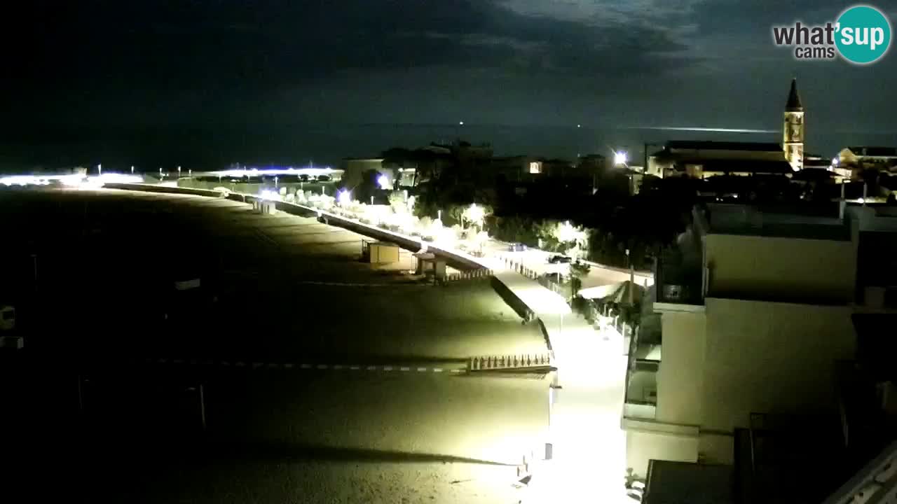 Caorle plaža Levante Spletna kamera  – Hotel Stellamare
