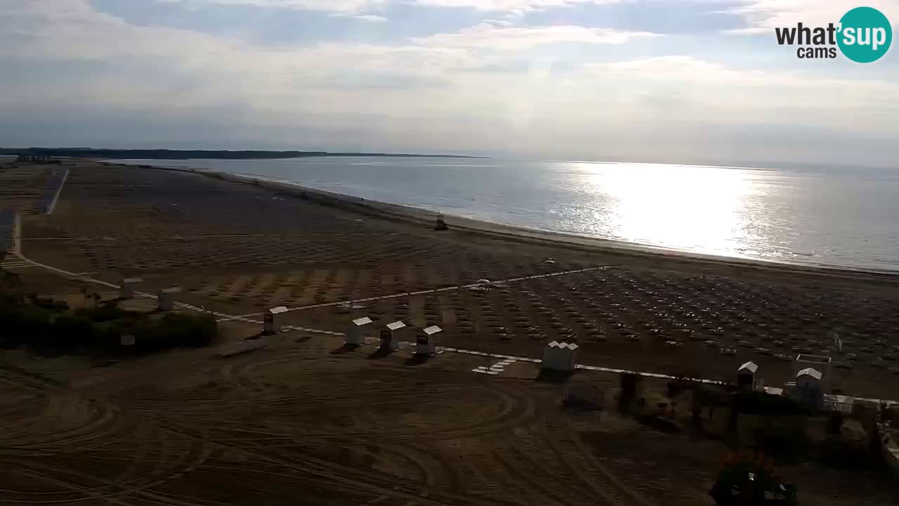 Caorle plaža Levante Spletna kamera  – Hotel Stellamare