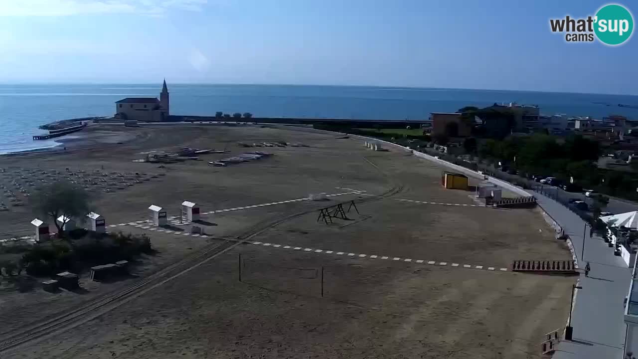 Caorle plaža Levante Spletna kamera  – Hotel Stellamare