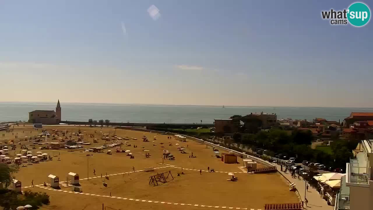 Webcam Caorle Levante beach live