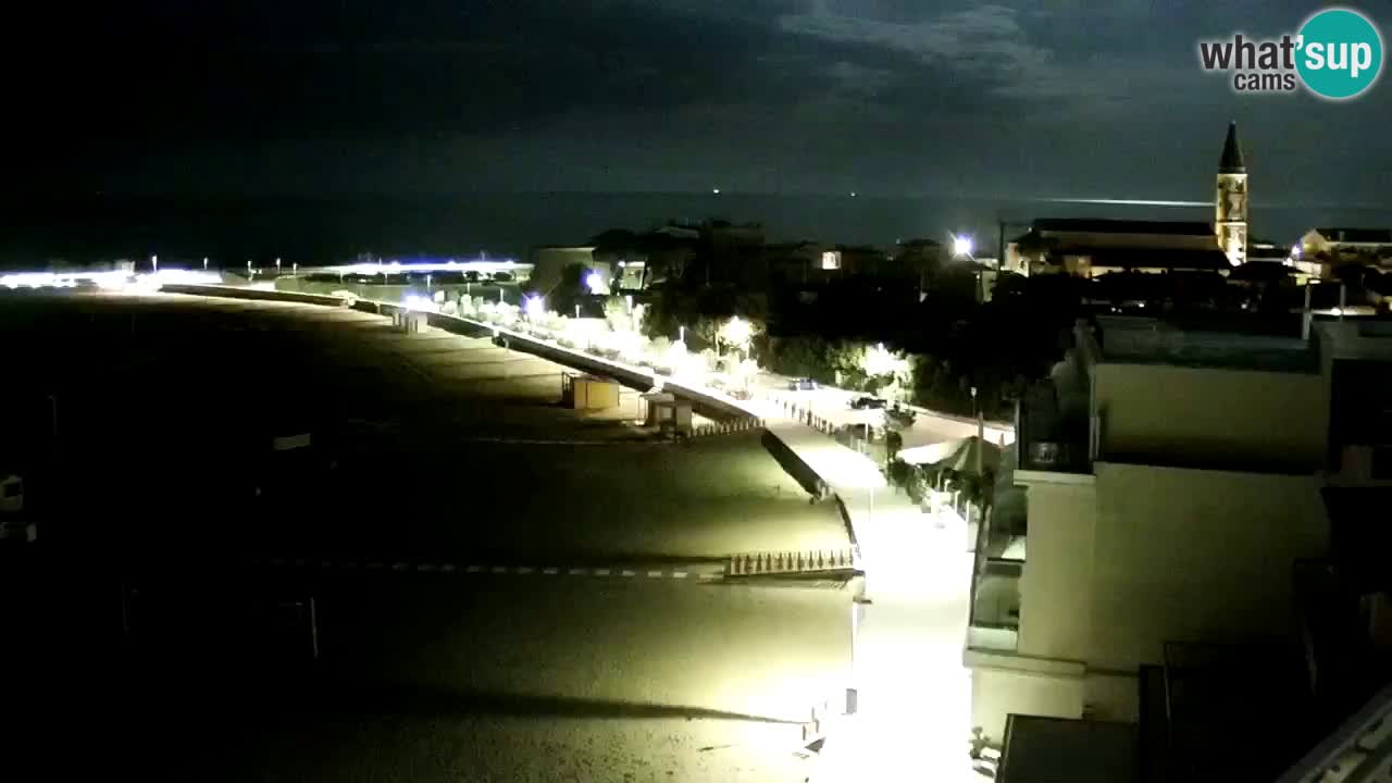 Caorle plaža Levante Spletna kamera  – Hotel Stellamare