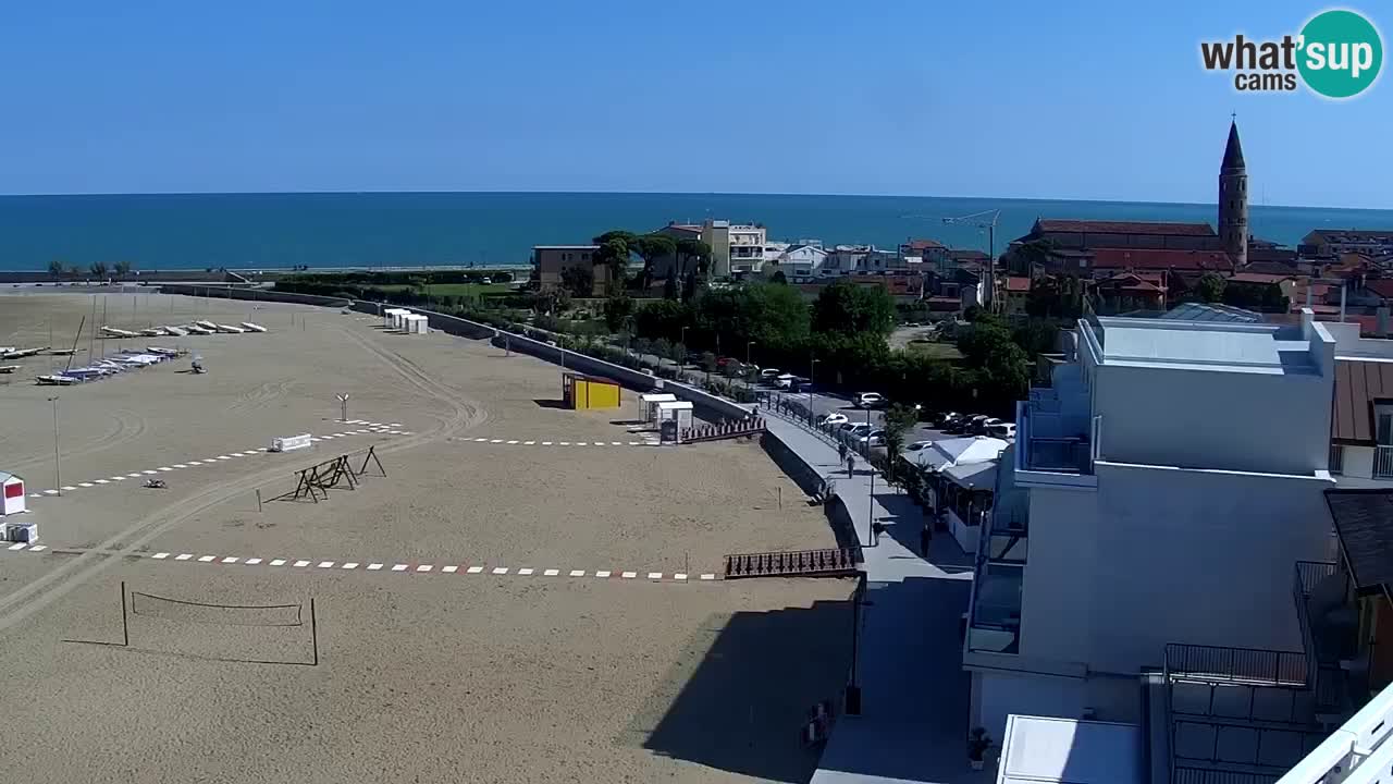 Webcam Caorle – La spiaggia di Levante – Hotel Stellamare