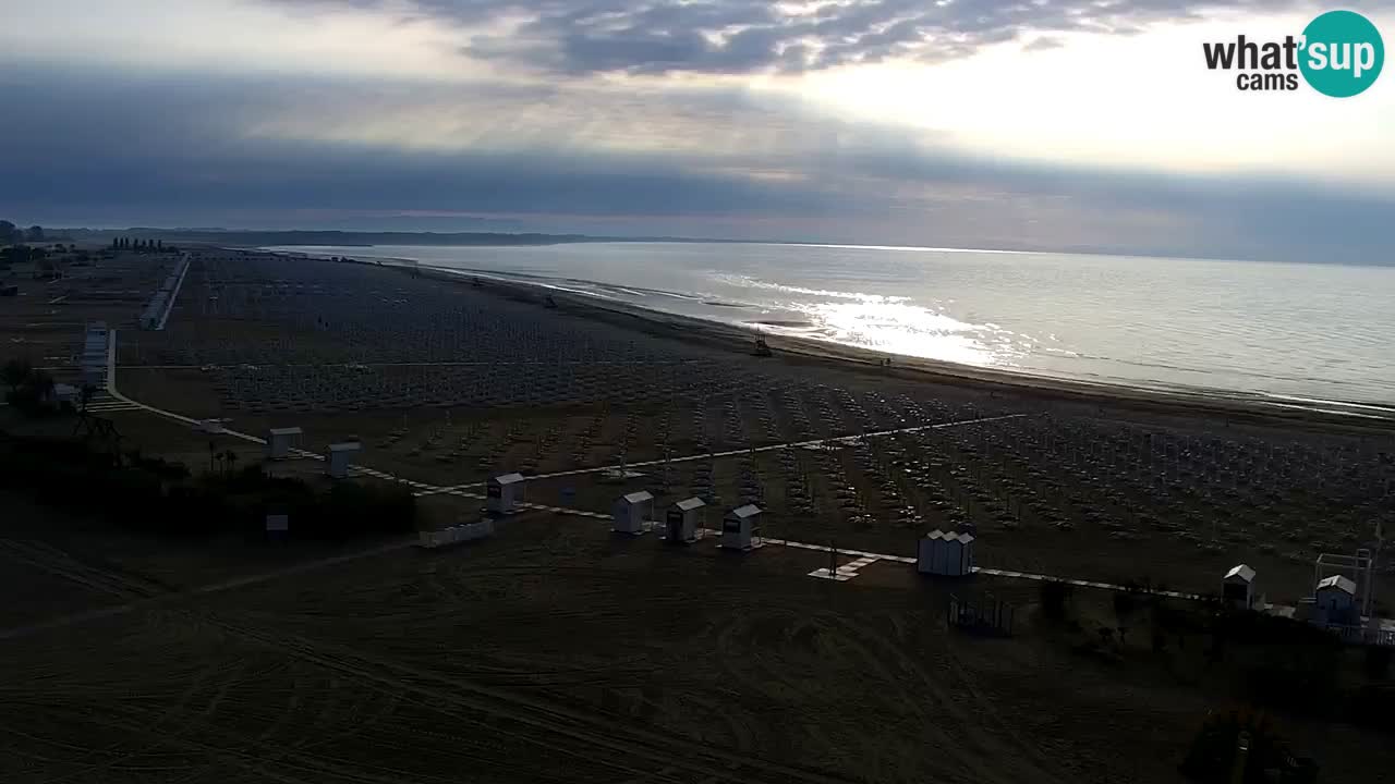 Caorle Playa Levante camera web | Hotel Stellamare
