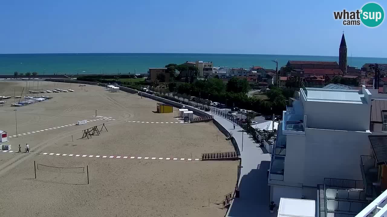 Caorle webcam – Levante beach – Hotel Stellamare