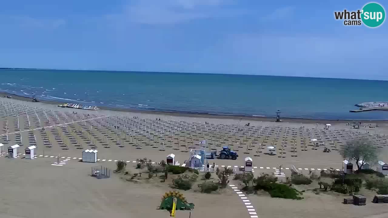 Caorle webcam – Levante beach – Hotel Stellamare