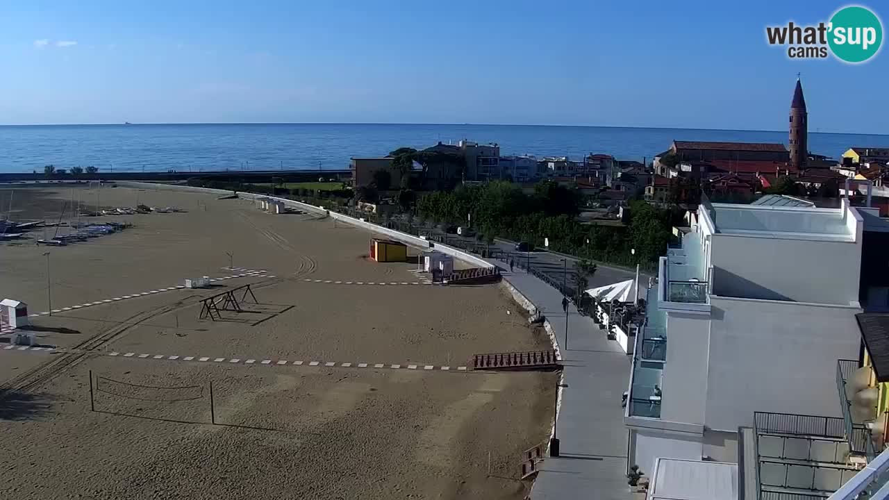 Caorle web kamera plaža Levante – Hotel Stellamare