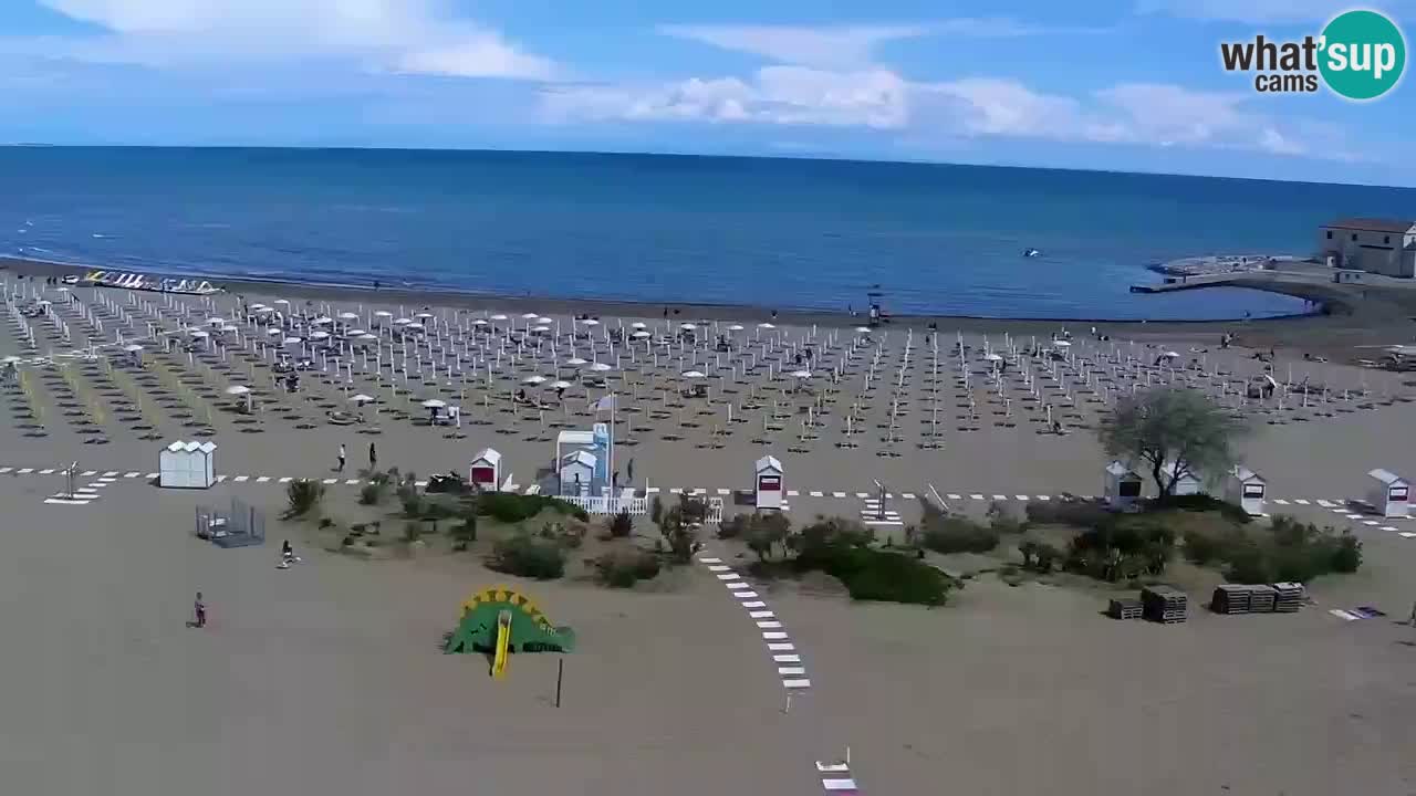 Caorle plaža Levante Spletna kamera  – Hotel Stellamare