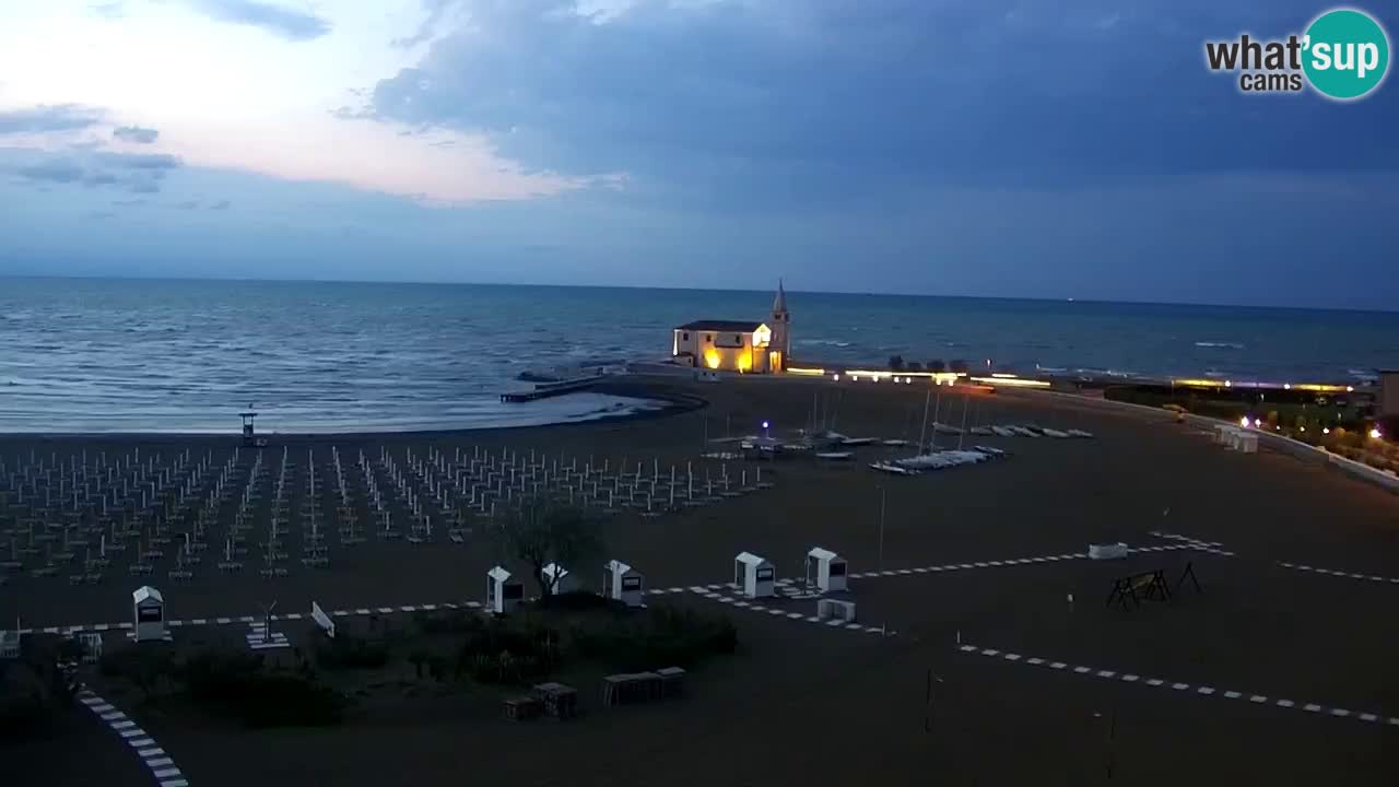 Caorle plaža Levante Spletna kamera  – Hotel Stellamare